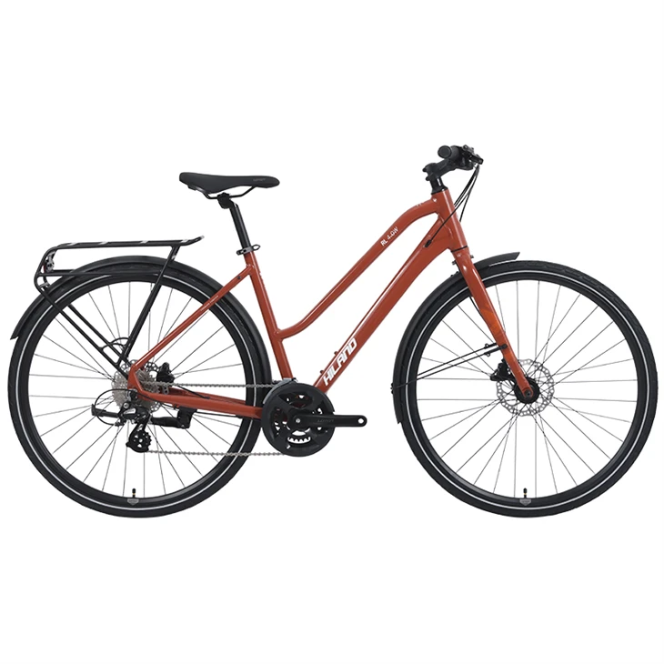 HILAND 2025 New Model High Quality 700c Alloy Frame City Bike 8 Speed Sports Cycle For Women Classic City Bicycle
