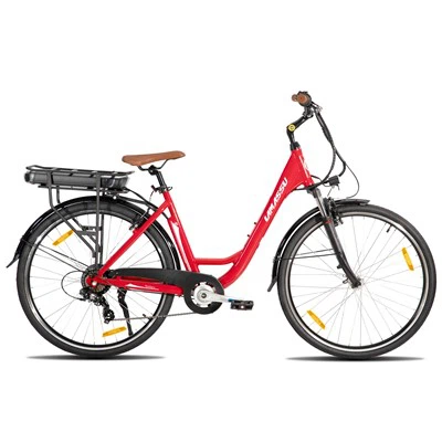 JOYKIE LAMASSU 28 Modfedd Beic Mynydd Trydan Customizable 250w 36v Modur Dwbl V Brake 7 Ffrâm Aloi Alwminiwm Cyflymder